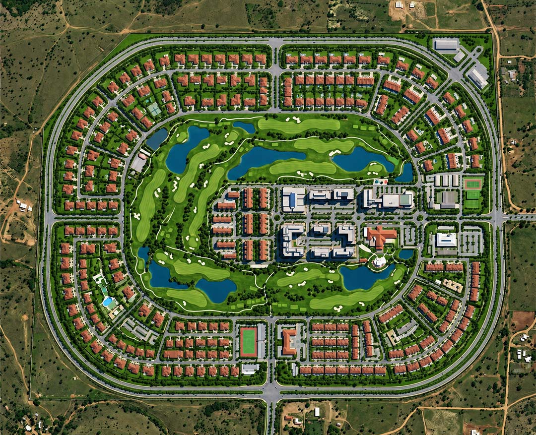 Golf City 468-hectare estate masterplan